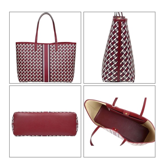 NEW Tory Burch Geo Logo Tote bag - Picture 8 of 8